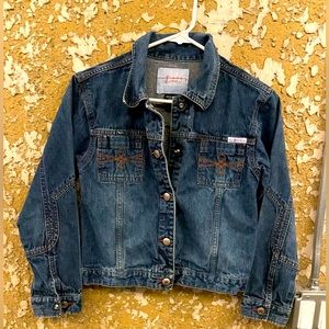 GUESS JEAN JACKET size 14 kids